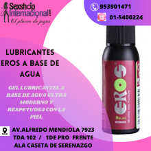 LUBRICANTE EROS A BASE DE AGUA